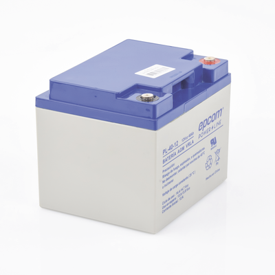 [67207] Batería 12 Vcc / 40 Ah / UL / Tecnología AGM-VRLA / Para uso en equipo electrónico Alarmas de intrusión / Incendio/ Control de acceso / Video Vigilancia / Terminales tipo M6 ( HEX ) / Cargador recomendado CHR-250.