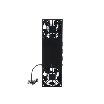 [174680] Kit de 2 Ventiladores (12 x 12 cm) con 3 Tomas de Corriente 110 Vca/50 Hz con Clavija.