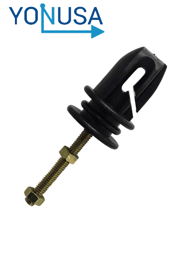 [89490] YONUSA AP401 - Aislador 3 en 1 realiza funcion de aislador Paso, esquina y tensor para cercos electricos / Resistente a la corrosión / Resistencia de tensión de 70 a 120  Kgs