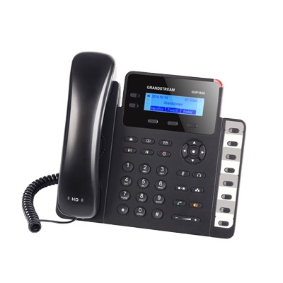 [82839] Teléfono IP SMB de 2 líneas con 3 teclas de función, 8 teclas BLF y conferencia de 3 vías, PoE