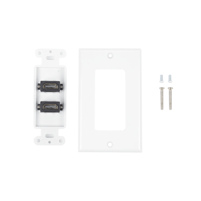 [192970] Placa de pared de 2 puertos HDMI hembra a hembra 