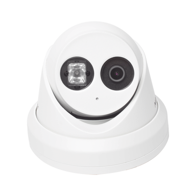 [191218] Turret IP 4 Megapixel / Lente 2.8 mm / 30 mts IR EXIR / Exterior IP67 / WDR 120 dB / PoE / ACUSENSE (Evita Falsas Alarmas) / Micrófono Integrado / Metal  / MicroSD / ONVIF