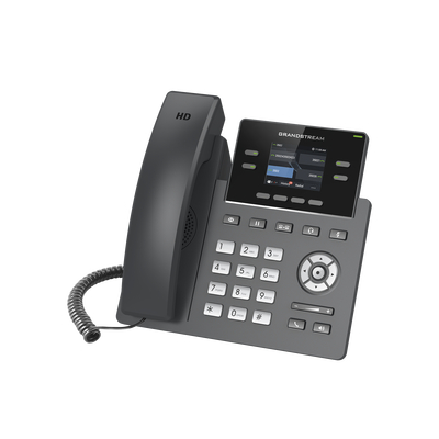 [169712] Teléfono IP Grado Operador, 4 líneas SIP con 2 cuentas, pantalla a color 2.4", PoE, codec Opus, IPV4/IPV6 con gestión en la nube GDMS