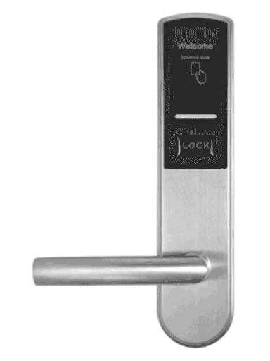 [144022] ZKTECO LH3000L - Cerradura Izquierda para Hotel / Mifare 13.56 Mhz / 40 - 55 mm Grosor / 2 Pestillos / Acero Inoxidable / 224 Eventos  