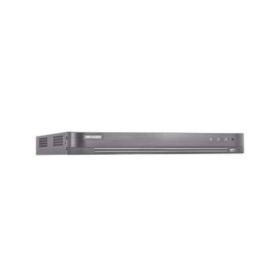 [203842] DVR 8 Canales TurboHD + 8 Canales IP / 8 Megapixel (4K) / Acusense (Evita Falsas Alarmas) / Audio por Coaxitron / 2 Bahías de Disco Duro / 8 Entradas de Alarma / 4 Salidas de Alarma / H.265+ 