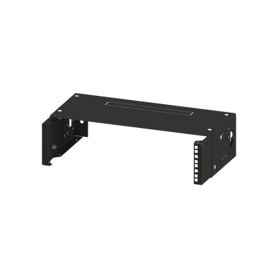 [154050] Rack Abierto de montaje en Pared, de 19in,  Profundidad Ajustable (8" a 12") de 2.5  Unidades de rack, con Capacidad de Crecimiento.