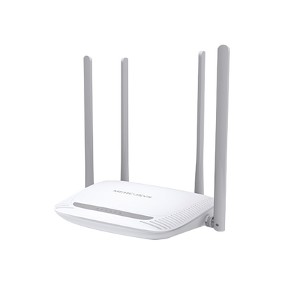 [MER3660001] Router Inalámbrico N Mejorado / 2.4 GHz de 300 Mbps / 1 Puerto WAN 10/100 Mbps / 3 Puertos LAN 10/100 Mbps / 4 Antenas de 5 dBi