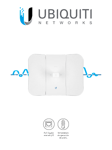 [UBI1680009] UBIQUITI LTU-LR - Cliente PtMP LTU-LR 5GHz Ideal para Sistemas CCTV / Exterior / 22 dBm / Antena integrada de 26 dBi