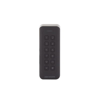 [163612] Lector de Tarjetas PROX EM y Contraseñas / Exterior IP65 / Wiegand / Compatible con Cualquier Panel / PERFIL DELGADO y ESTETICO / Indicador LED