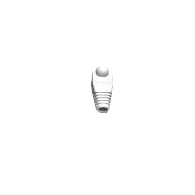 [65986] Bota Plástica para protección de Plug RJ45, Color Blanco