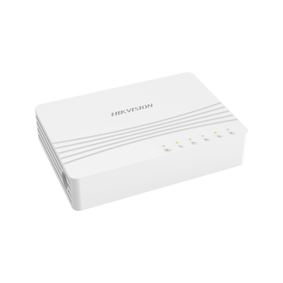 [168928] Switch Gigabit No Administrable de Escritorio con 5 puertos 10 / 100 / 1000 Mbps / Diseño Compacto y Estetico
