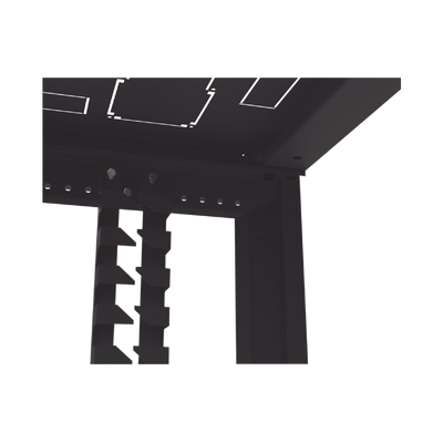 [194468] Gabinete para Telecomunicaciones Rack Estándar de 19", 42UR, 600 mm Ancho x 1000 mm Profundidad. Fabricado en Acero.