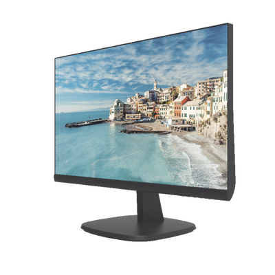 [195117] Monitor LED Full HD de 27" / Ideal para CCTV, Oficina y Hogar / Entrada HDMI-VGA / Montaje VESA (100 X 100) / Uso 24/7