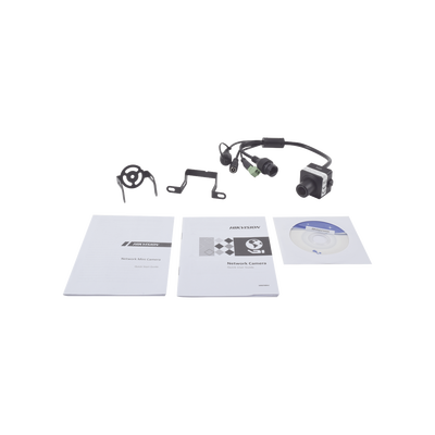 [204521] Cámara Oculta IP 2 Megapixel / Lente 2.8 mm / H.265+ / Interior / WDR / 12 Vcc / Ultra Baja Iluminación / Entrada de Audio