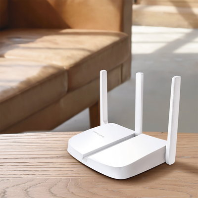 [MER3660005] Router Inalámbrico N / 2.4 GHz de 300 Mbps / 1 Puerto WAN 10/100 Mbps / 3 puertos LAN 10/100 Mbps /  3 antenas de 5 dBi / Compatible con IPTV e IPV6