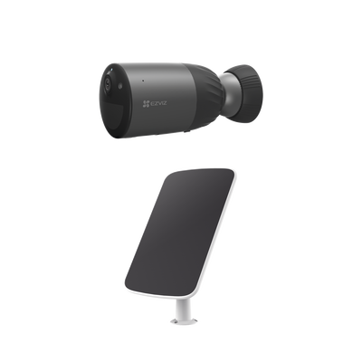 [211292] Kit de Camara de Batería Recargable (No Cables) / WiFi / Memoria Interna de 32 GB / Incluye 1 pieza de CS-BC1C y 1 Pieza de CS-CMT-SOLARPANEL-C