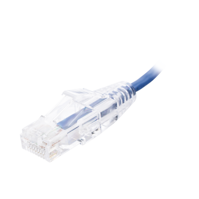 [171094] Cable de Parcheo Slim UTP Cat6 - 30 cm Azul Diámetro Reducido (28 AWG)