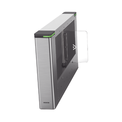 [197012] Torniquete IZQUIERDO tipo Swing para Carril de 90 cms / Incluye Lector de Tarjeta / TCP/IP / Administrable por iVMS-4200 (Requiere Torniquete Derecho) / 6,000,000 MCBF / 12 Pares de IR 