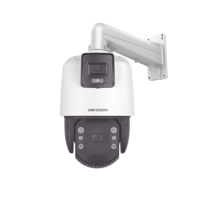 [200839] [TandemVu] Domo PTZ IP 4 Megapixel con Cámara Fija 4 Megapixel / 32X Zoom / 200 mts IR / IP66 / IK10  / WDR / Hi-PoE / Entrada-Salida de Audio y Alarma / Ultra Baja Iluminación / MicroSD