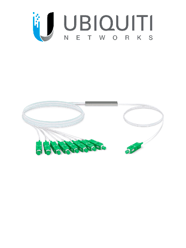 [UBI1940002] UFiber Splitter (Divisor Óptico) PLC 1 x 8, con conectores SC/APC
