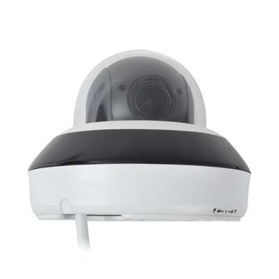[204830] Mini Domo PTZ IP 4 Megapixel / 4X Zoom / H.265+ / 20 mts IR EXIR / WDR / PoE / IK10 / Exterior IP66 / Ultra Baja Iluminación / Micrófono Integrado / PoE