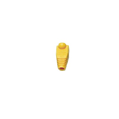 [65989] Bota Plástica para protección de Plug RJ45, Color Amarillo