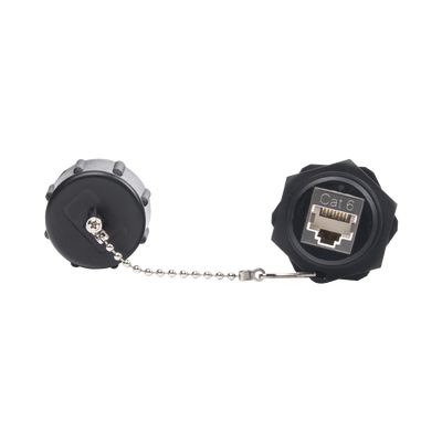 [176778] Acoplador Industrial RJ45-RJ45 Categoría 6 Blindado IP67 (Waterproof)