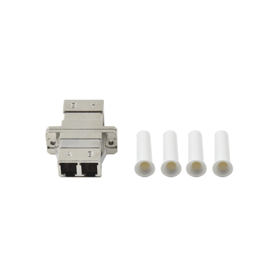 [155553] Módulo acoplador de fibra óptica duplex LC/PC a LC/PC compatible con fibra Multimodo