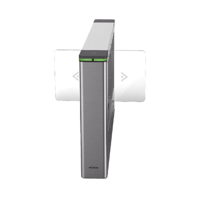 [197014] Torniquete Swing CENTRAL para Ampliar Numero de Carriles / Incluye Panel y Lectores de Tarjeta / TCP/IP Administrable por iVMS-4200 (Requiere Torniquete Izquierdo) / Carril de 90 cms / 6,000,000 MCBF / 12 Pares de IR 