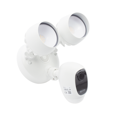 [203818] Cámara IP 2 Megapíxel /  Wi-Fi / Luz Ultrabrillante / Audio de dos vías / Sirena Integrada / Sensor PIR / Ranura para Memoria
