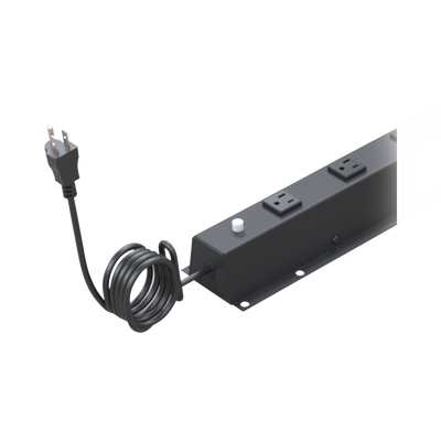 [191992] PDU Vertical de 10 Contactos (NEMA 5-15R). Volt. Ent./Sal.: 120Vca/15A compatible con Racks EIRL y EIQR. 