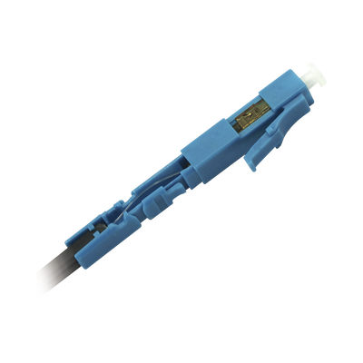 [200755] Conector Rápido de Instalación en Campo, Monomodo, LC/UPC, pre-pulido, re-terminable para Fibra Drop Plana