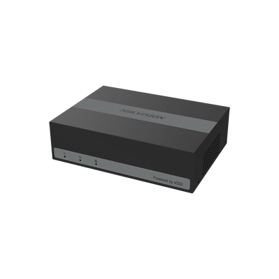 [212025] DVR 2 Megapíxel (1080p) Lite / 4 Canales TurboHD + 1 Canal IP / 15 Días de Grabación / Unidad de Estado Solido Incluido / H.265+ / Acusense Lite (Evita Falsas Alarmas) / Diseño Ultra Compacto / Extra Silencioso  / eSSD de 300 G