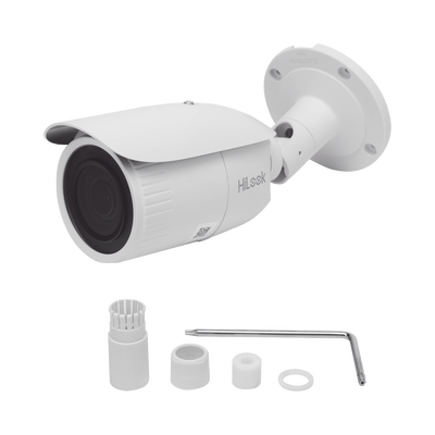 [195158] Bala IP 2 Megapixel / Lente Motorizado 2.8 - 12 mm / 50 mts IR EXIR / PoE / Exterior IP67 / dWDR / Micro SD / Ultra Baja Iluminación / Onvif