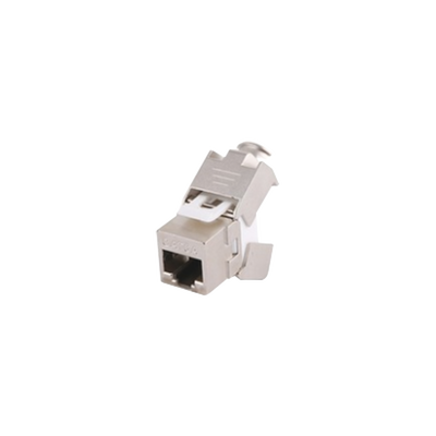 [163916] Módulo Jack Keystone Cat5e Blindado (STP) sin herramienta (toolless)