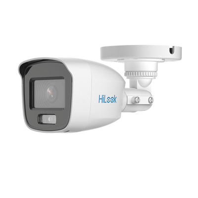 [211956] [ColorVu] Bala TURBOHD 2 Megapixel (1080p) / Imagen a Color 24/7 / Lente 2.8 mm / Luz Blanca 20 mts / IP66 / Policarbonato / Microfono Integrado
