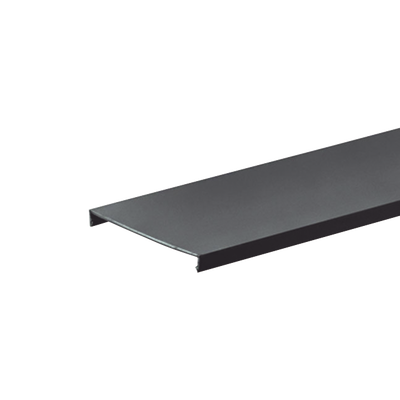 [171346] Tapa para Canaleta Ranurada Tipo G, de 82.6 mm de Ancho, 1828.8 mm de Largo, Color Negro