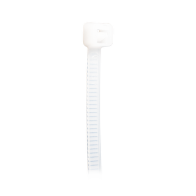 [205430] Cincho de plástico, Color Natural, 3.5 x 150 mm, Ideal para sujeción de cables (Bolsa con 100 piezas) 