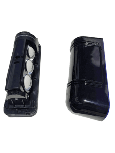 [LGH1180003] IHORN ABE100-  Detector por triple haz de luz (fotocelda) / Distancia hasta 100  Mts / Velocidad de respuesta 50mS / 12 VDC compatible con paneles IHORN / RISCO / DSC / BOSCH. 