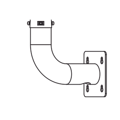 [209433] Montaje de Pared para Cámaras DS-TGC / Ideal para Soluciones ANPR