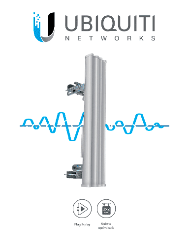 [UBI008015] UBIQUITI AM-5G20-90 - Antena Sectorial Airmax 5GHz / Exterior / 20 dBi / 90 Grados apertura /Compatible con ROCKET R5AC LITE, ROCKET LTU, ROCKET RP-5AC-GEN2, ROCKET M5/  