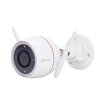 [203816] Bala IP 3 Megapíxel / Wi-Fi  / Audio de Dos Vías / Visión Nocturna en Color / Sirena / Estrobo / Detección de movimiento / Notificación Push / Ranura Para Memoria / Uso en Exterior 