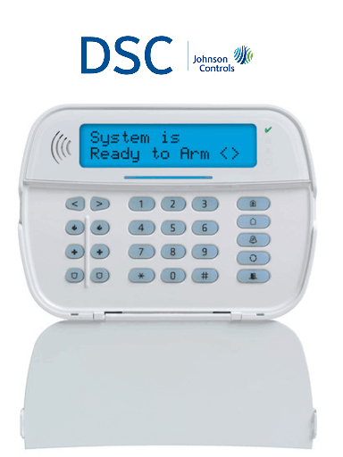 [DSC1170008] DSC HS2LCDWFP9 - Teclado LCD Alfanumérico  Inalámbrico  PowerG  con credencial de proximidad compatible con NEO 