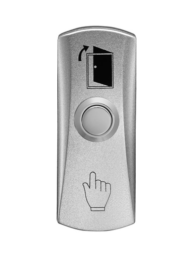 [76007] YLI PBK815 - Botón liberador de puerta de aluminio con caja integrada para fácil instalación / Función NO 