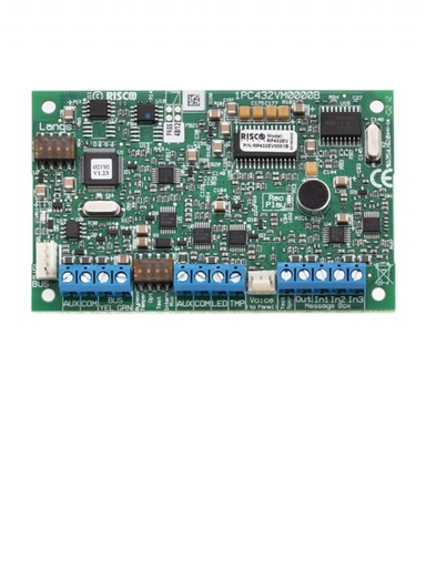 [RSC109012] RISCO RP432EV - Modulo de voz / MULTILENGUAJE / DECODIFICADOR  DTMF / EMULADOR De teclado #OfertasAAA