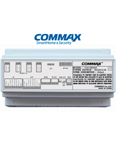 [cmx107008] COMMAX CCU204AGF - Distribuidor para panel de audio modelo DR2AG, conecta hasta 4 Intercomunicadores o auriculares AP2SAG, conexión a 2 hilos, alimentación con fuente RF2A, solución #Audiogate