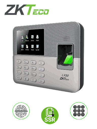 [ZKT153012] ZKTECO LX50 - Control de Asistencia Básico / 500 Usuarios / 500 Huellas / 500 Password / Descargas  USB en Hoja de Cálculo #favoritos