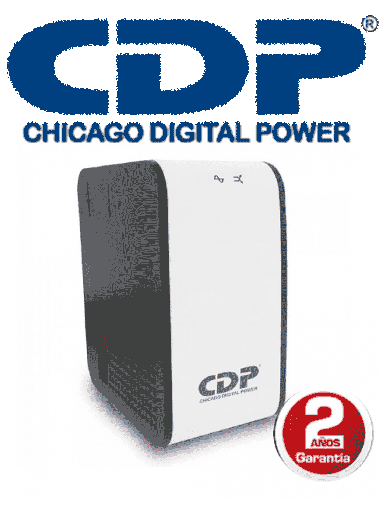 [CDP084005] CDP R2C-AVR 1008 - Regulador 1KVA 400W / 4 Contactos con proteccion de sobretension / 4 Contactos con proteccion AVR / Proteccion Linea datos
