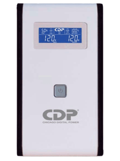 [CDP084008] CDP RSMART1510 - UPS / 1500VA / 900W / Pantalla  LCD / 5 Contactos con respaldo y AVR 5 con supresión de picos 