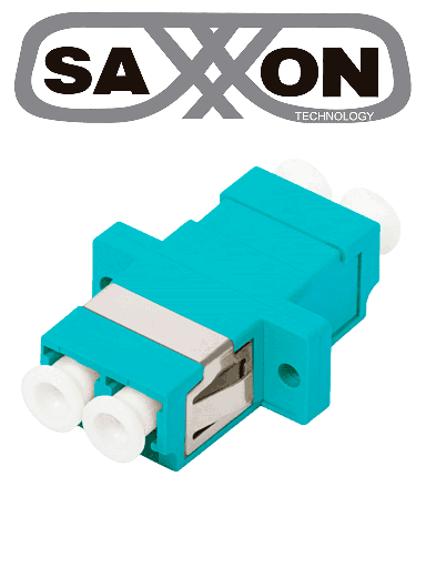 [TCE337014] SAXXON JALC3CD - Adaptador unitario de fibra / Para LC / OM3 / AQUA / Duplex